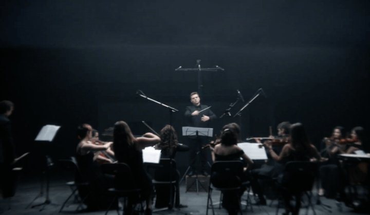 Encore orchestra Giardino Strings were the face of Yamaha's Soundbar adverts.